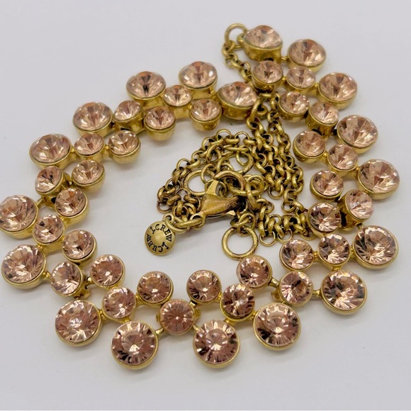 J. Crew Peach Jeweled Necklace - Picture 2 of 3